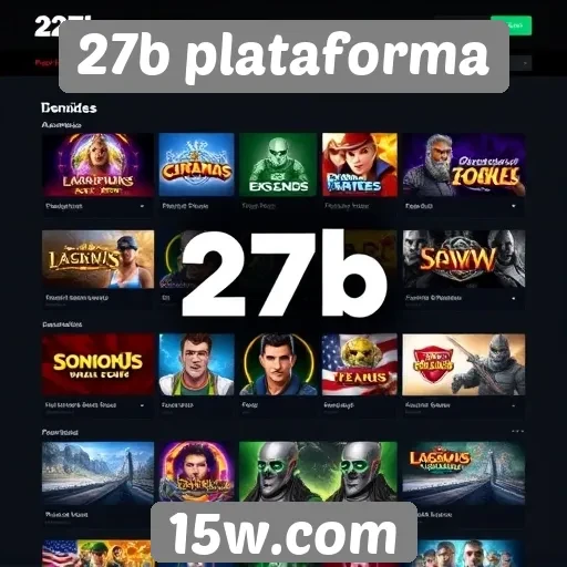 27b plataforma oferece variedade de jogos para todos os gostos